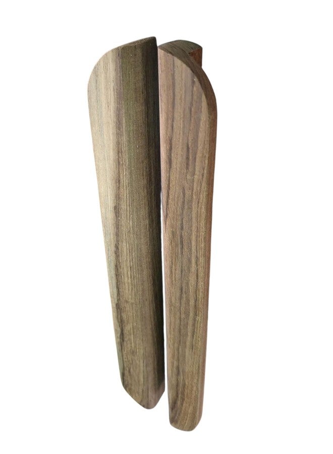 CURIOFACT Teakwood Slim C-Shape Handles, Raw Unfinished, for Cabinets, Drawers, Shutters & Wardrobes, Set of 2 Handles (Ready to Polish, 16 inch) - Image 3